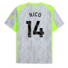 Camisa de Futebol Manchester City Nico Gonzalez #14 Equipamento Alternativo 2025-26 Manga Curta Camisa de Futebol Manchester City Nico Gonzalez #14 Equipamento Alternativo 2025-26 Manga Curta